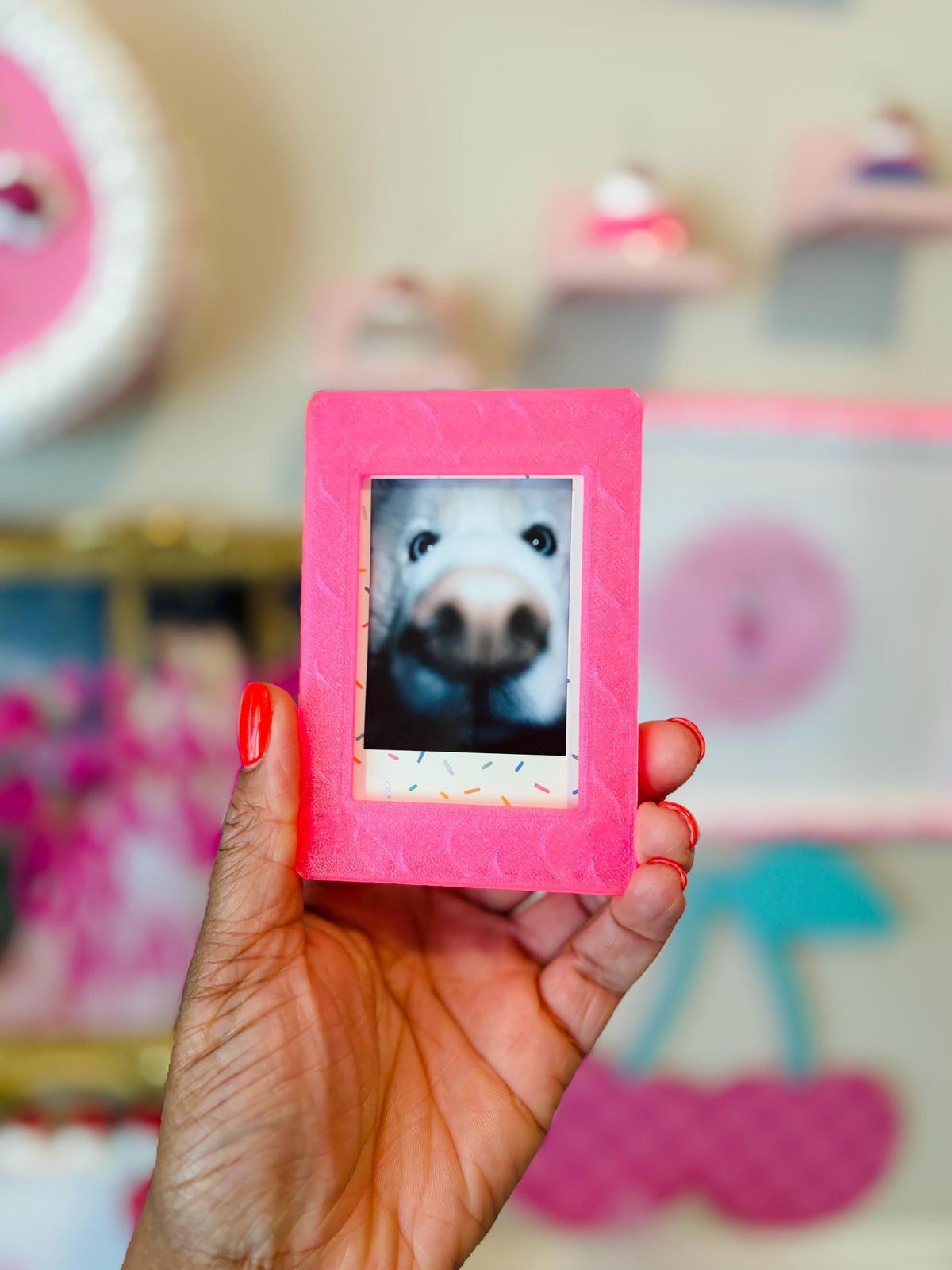 Neon Jelly Instax Mini Magnetic Frame | Y2K Picture Holder