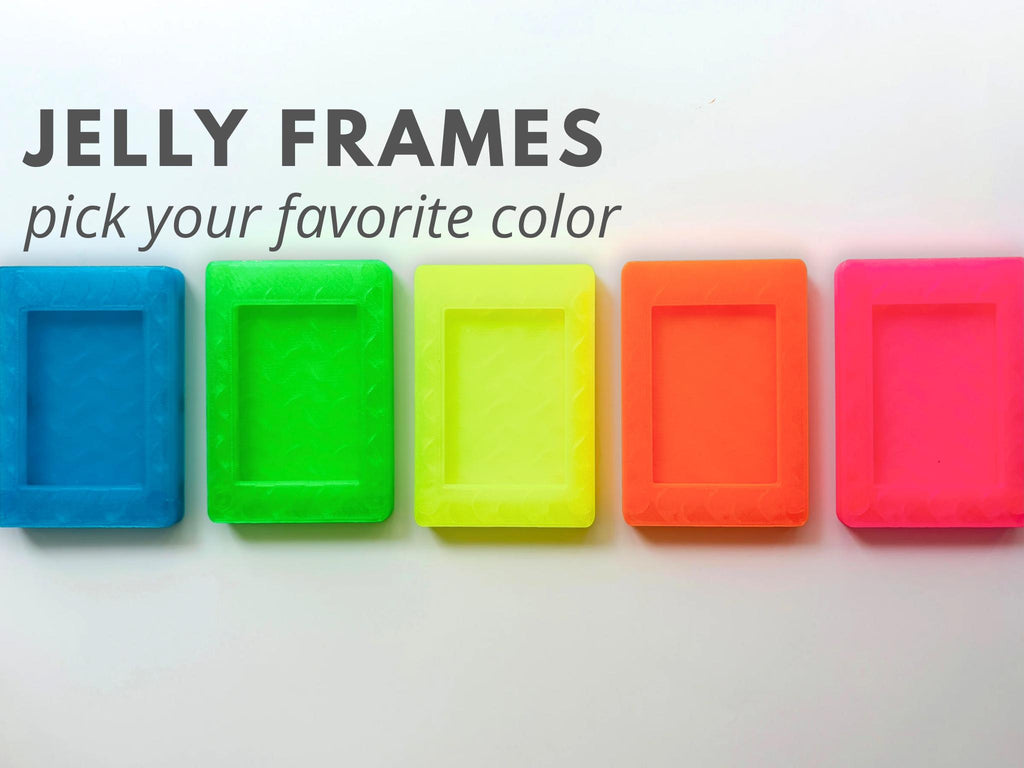 Neon Jelly Instax Mini Magnetic Frame | Y2K Picture Holder