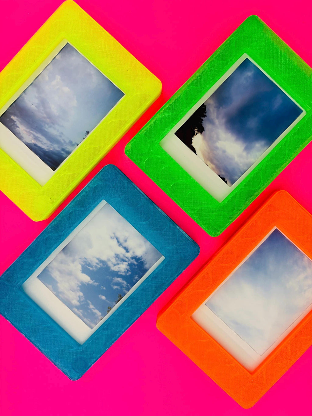 Neon Jelly Instax Mini Magnetic Frame | Y2K Picture Holder