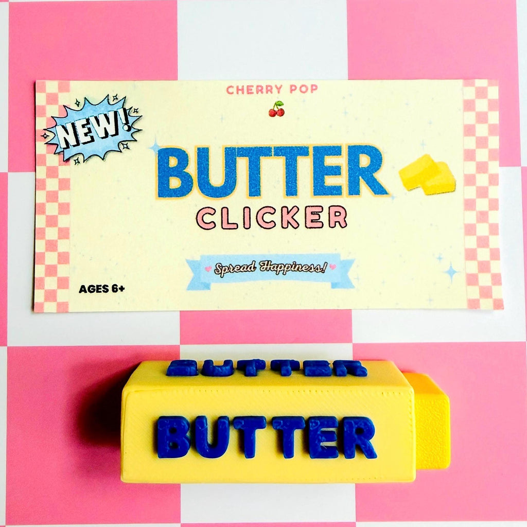 Mechanical Fidget Clicker Butter Stick Shaped