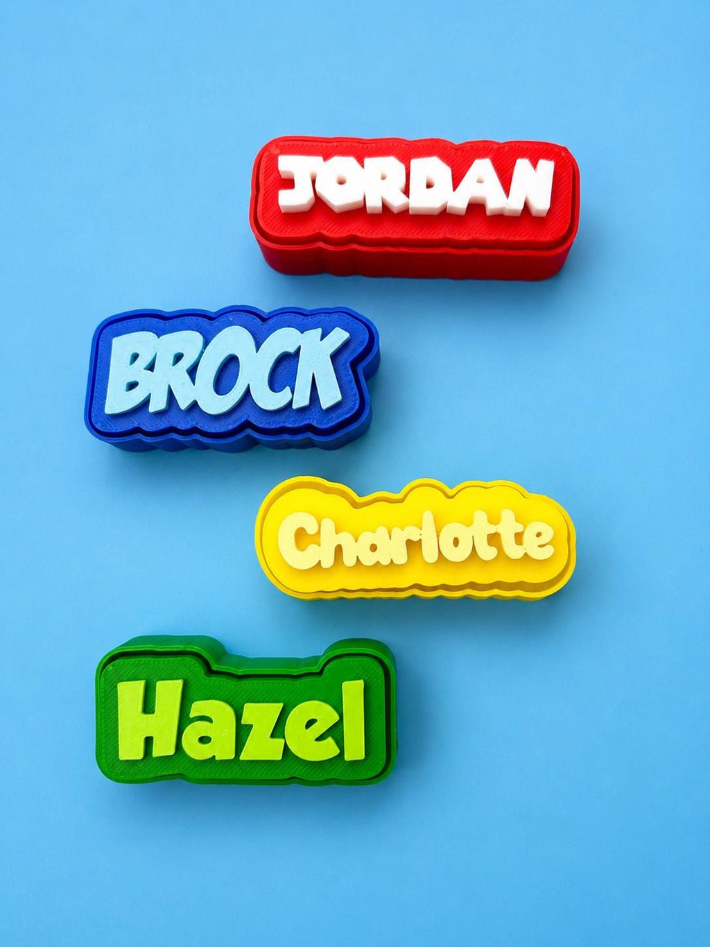 Personalized Name Clicker Keychain | Custom Backpack Charm | Gift Boxed