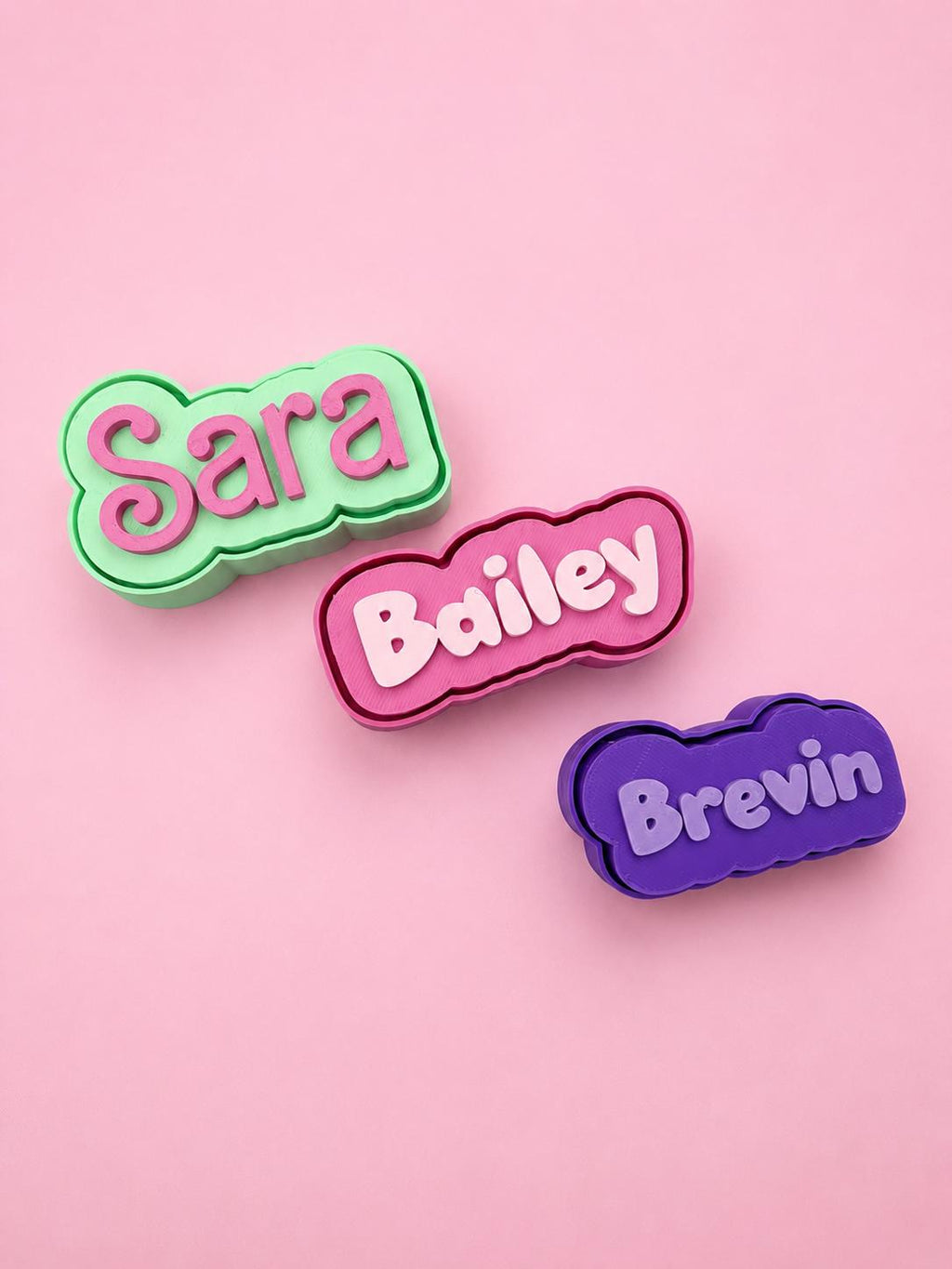 Personalized Name Clicker Keychain | Custom Backpack Charm | Gift Boxed