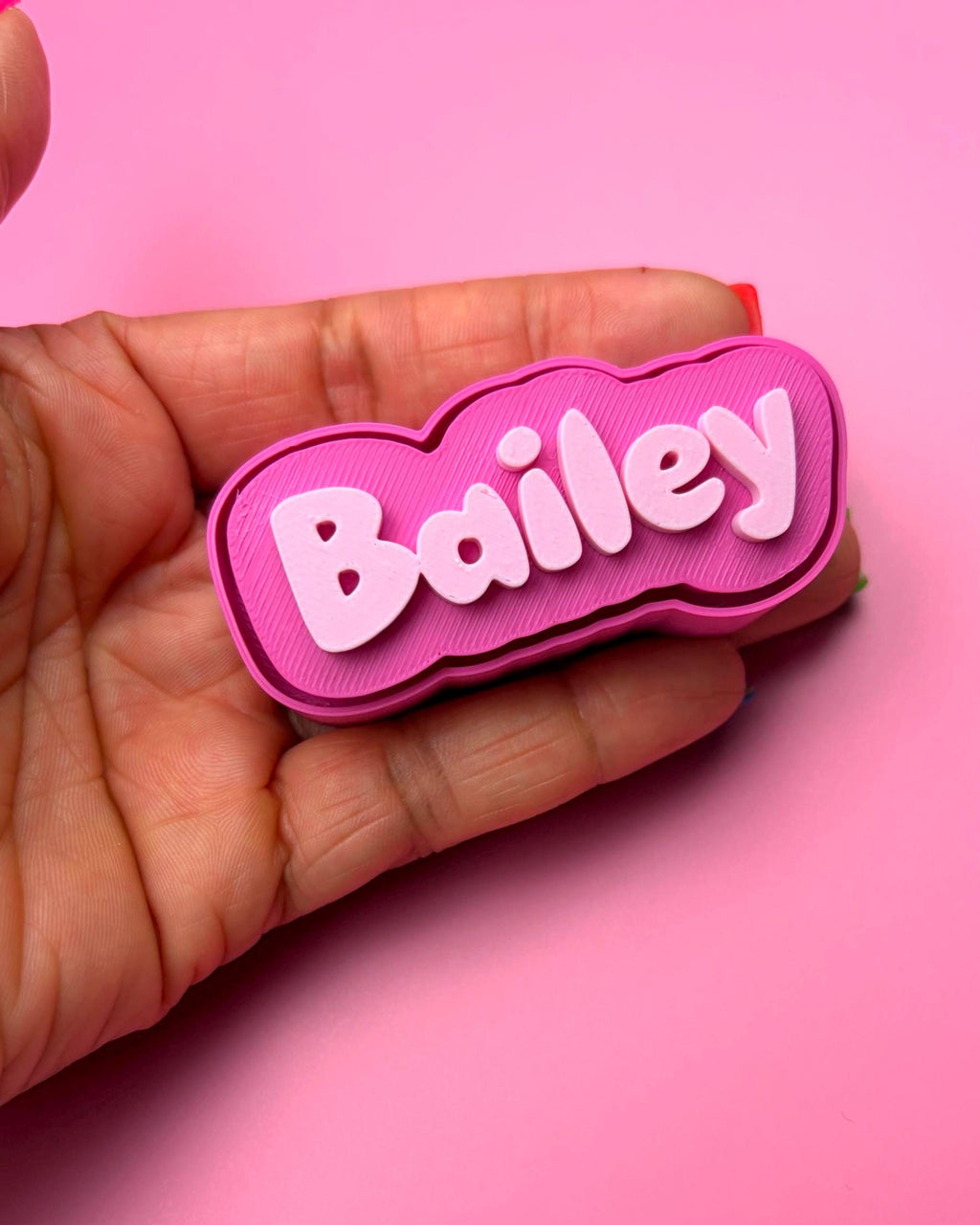 Personalized Name Clicker Keychain | Custom Backpack Charm | Gift Boxed
