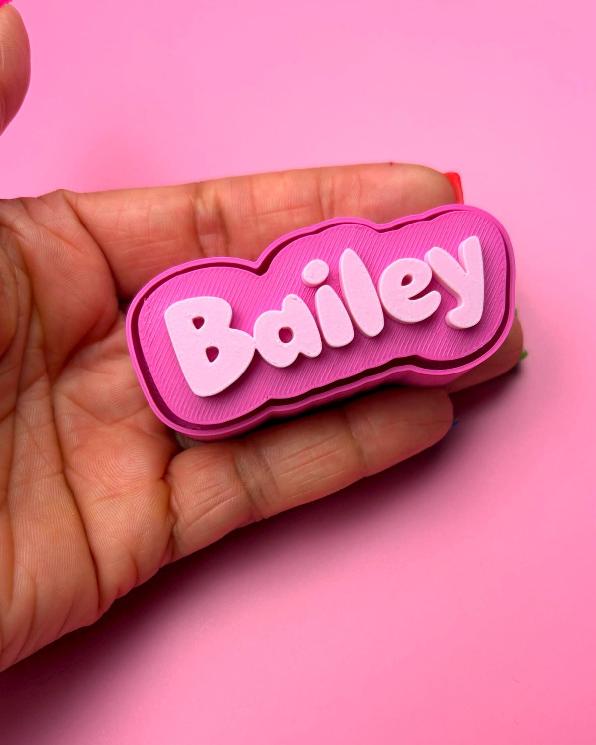 Personalized Name Clicker Keychain | Custom Backpack Charm | Gift Boxed