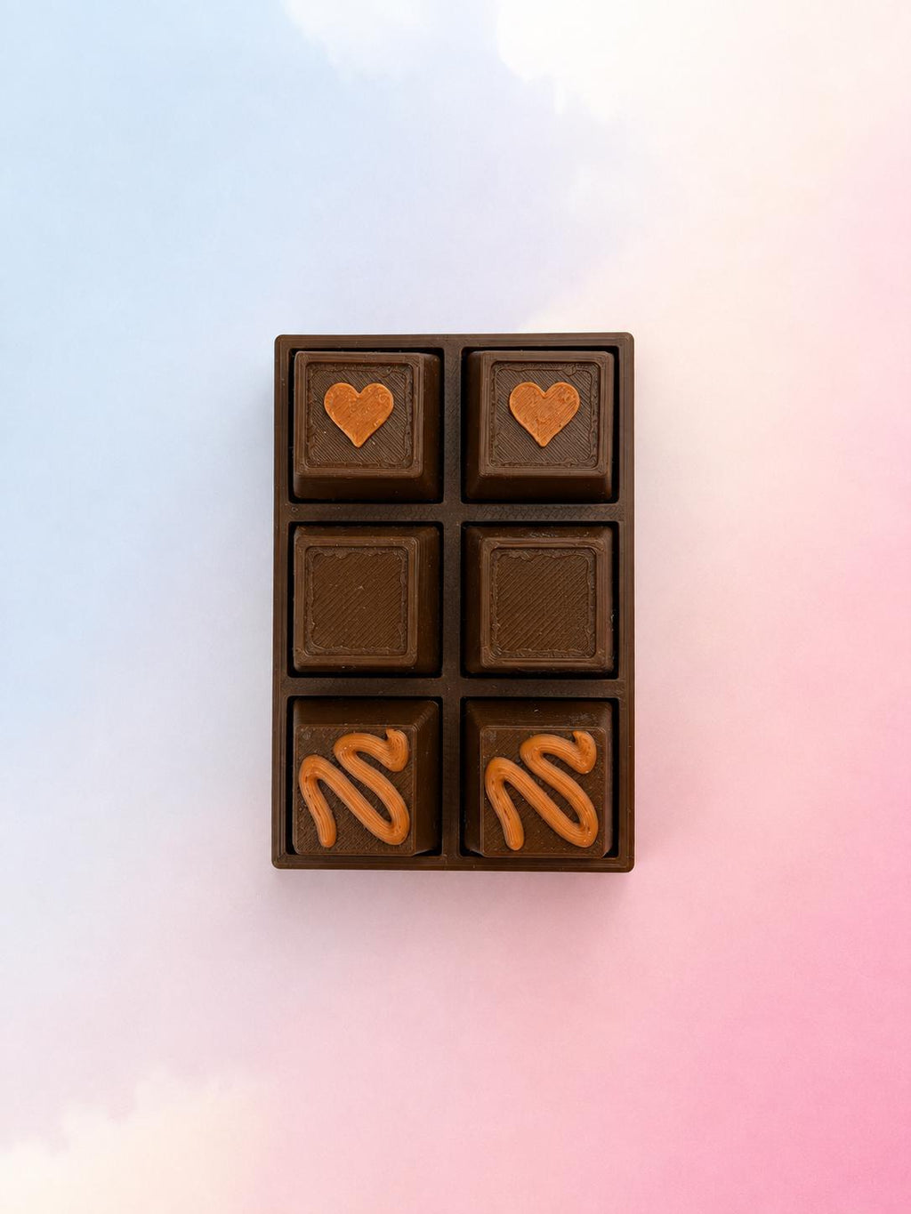 Chocolate Bar Fidget Clicker – 6 Mechanical Keyboard Switches