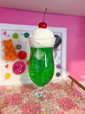 Melon Soda Lamp, Fake Food Resin Night Light, Retro Japanese Cream Soda Decor