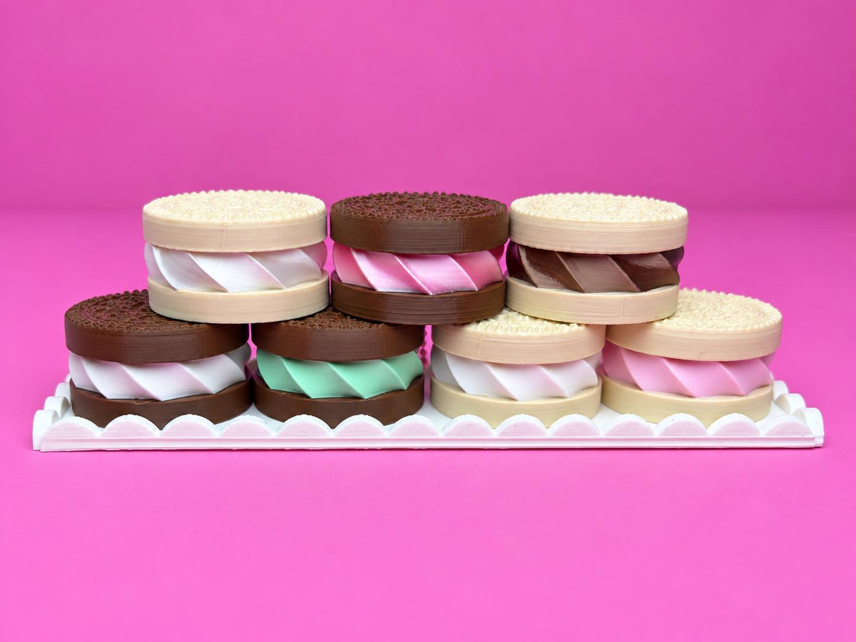Pill Holder Cookie Sandwich | Travel Pill Case | Keychain Container