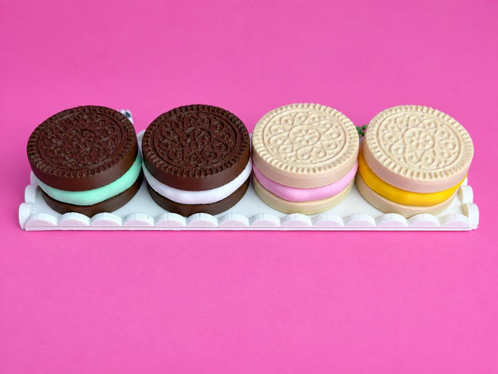 Pill Holder Cookie Sandwich | Travel Pill Case | Keychain Container