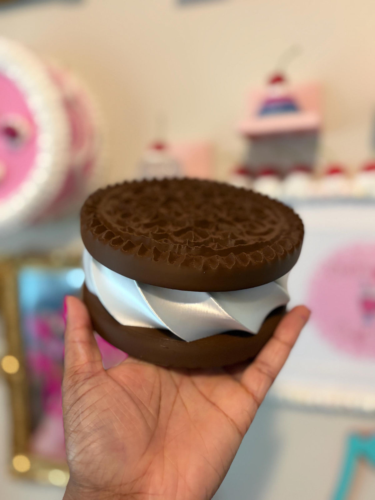 6 Inch Giant Sandwich Cookie Multiple Colors Available