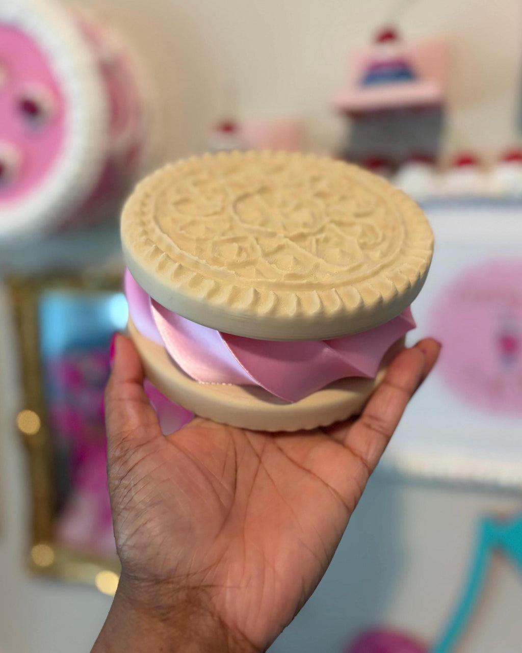 6 Inch Giant Sandwich Cookie Multiple Colors Available