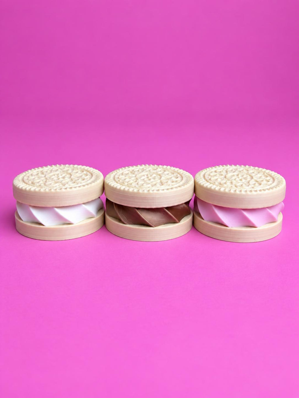 Pill Holder Cookie Sandwich | Travel Pill Case | Keychain Container