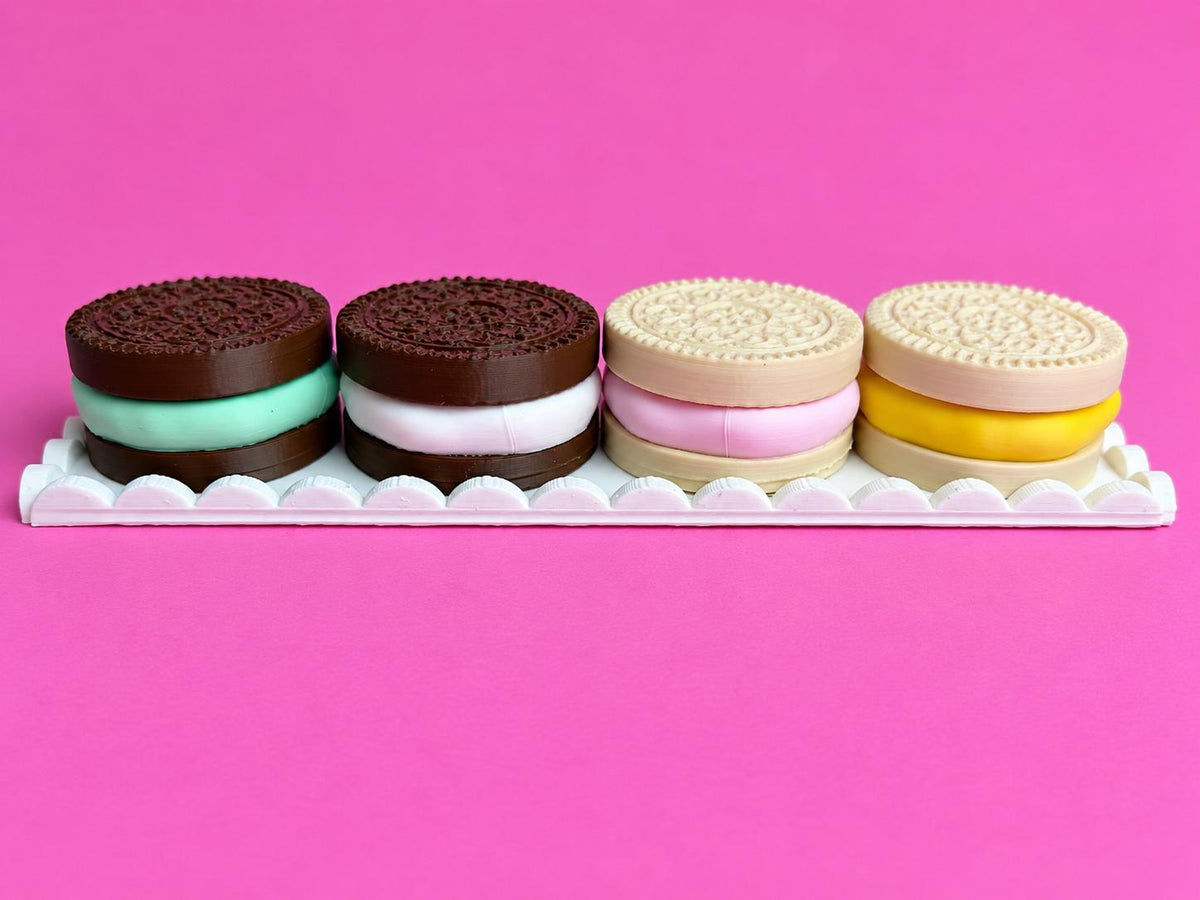Pill Holder Cookie Sandwich | Travel Pill Case | Keychain Container