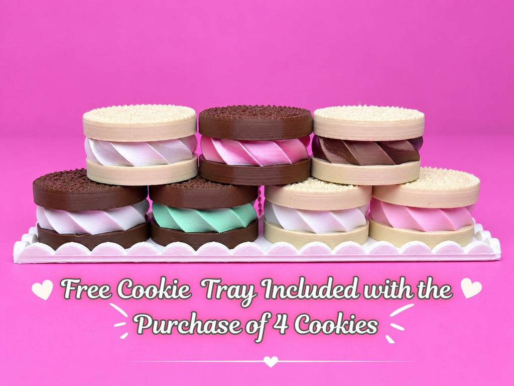 Pill Holder Cookie Sandwich | Travel Pill Case | Keychain Container