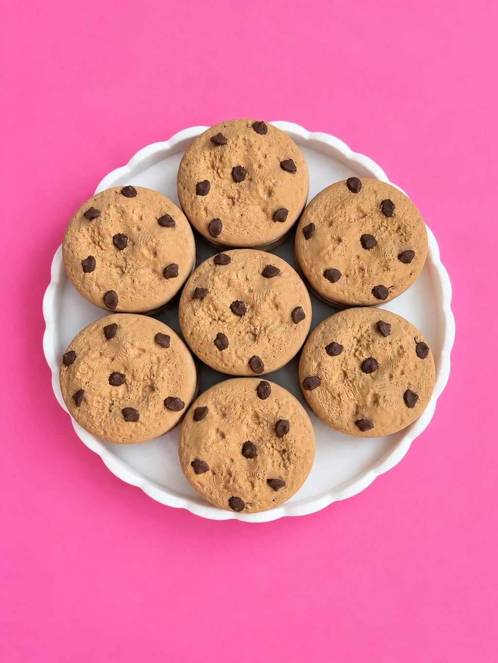 Chocolate Chip Cookie Pill Holder 3D Printed | Travel Case, Keychain Container