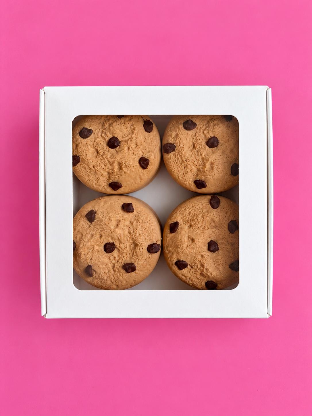 Chocolate Chip Cookie Pill Holder 3D Printed | Travel Case, Keychain Container