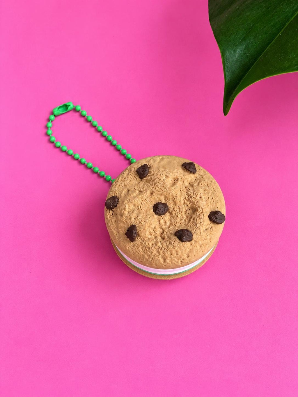 Chocolate Chip Cookie Pill Holder 3D Printed | Travel Case, Keychain Container