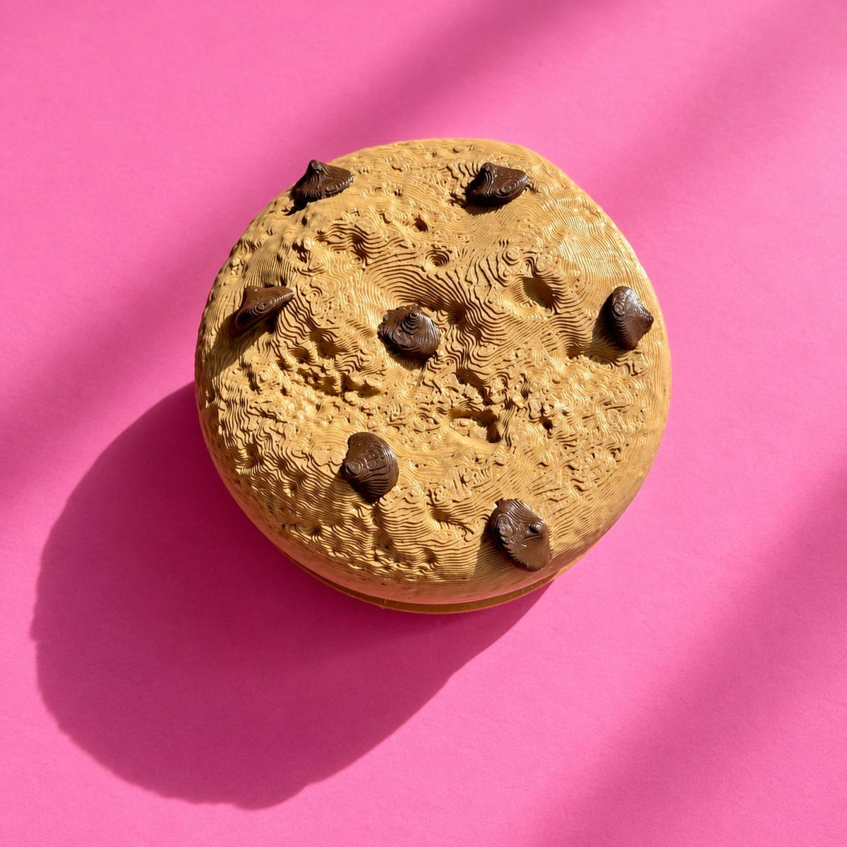 Chocolate Chip Cookie Pill Holder Larger AM PM | 3D Printed | Travel Case, Keychain Container