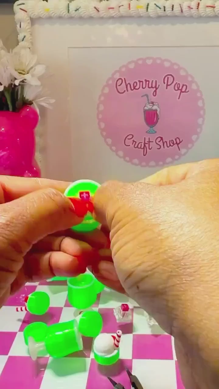 Melon Soda Fidget Clicker | 3D Printed Mechanical  Keychain